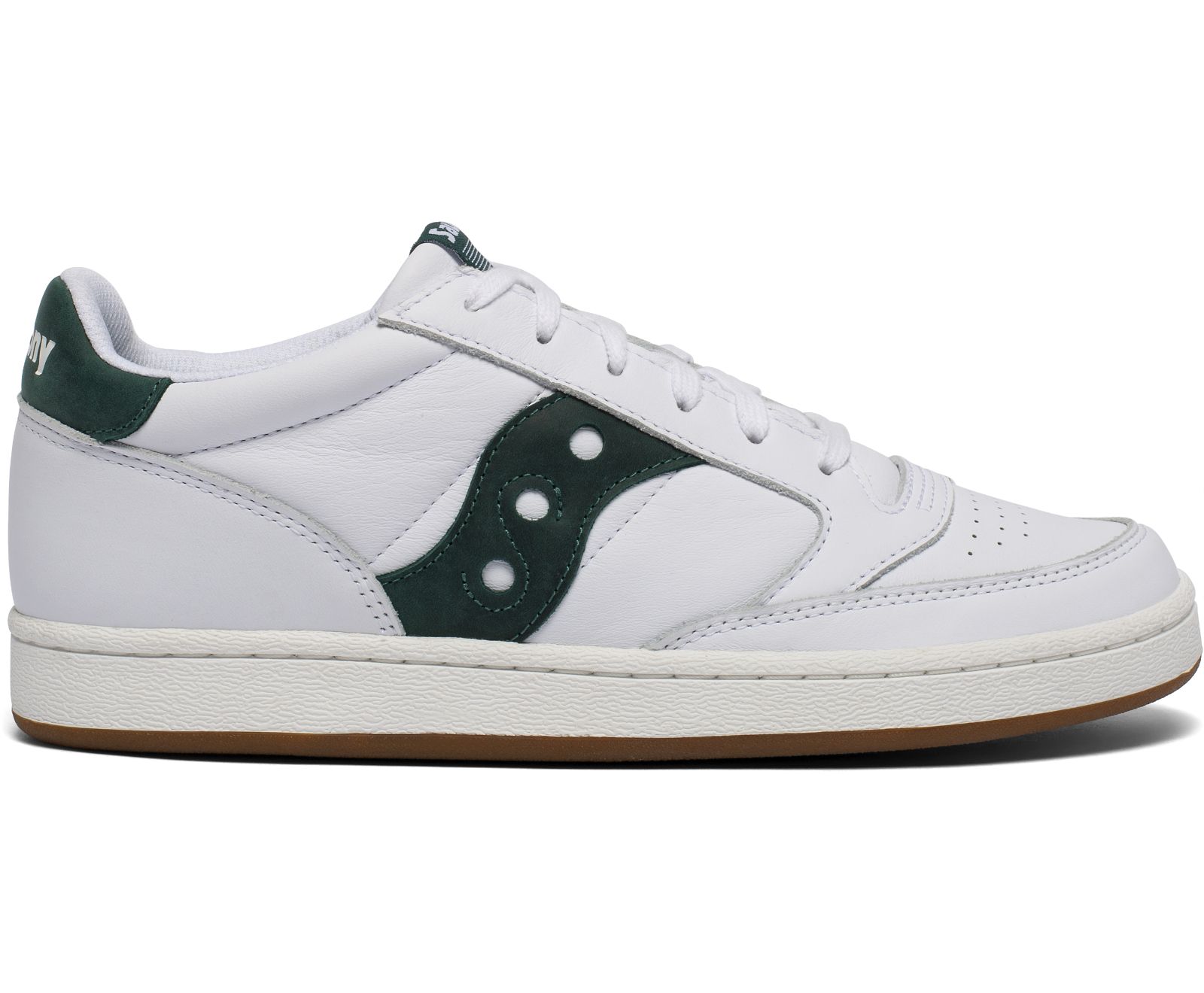 Men\'s Saucony Jazz Court Originals White / Green | Singapore 409LISH